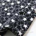 Hot selling lastest designs star pattern fashion printed polar fleece fabric